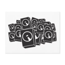 Speaker Wall postcards