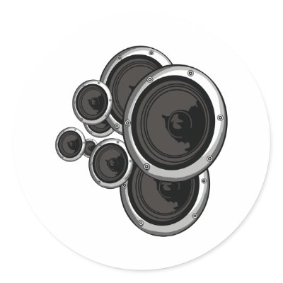 Speaker Wall Stickers by HOTDJGEAR