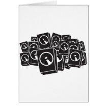 Speakers - Music DJ DJing Disc Jockey cards by HOTDJGEAR Speakers - Music DJ DJing Disc Jockey cards