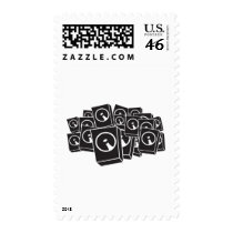 Speakers - Music DJ DJing Disc Jockey Postage Stamps