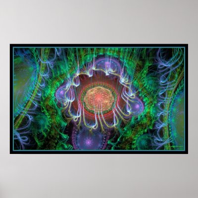 speaking rings II Print by digitalgreenlife