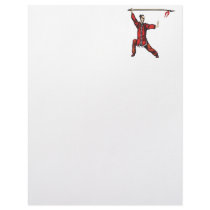 Spear Fighter Personalized Letterhead