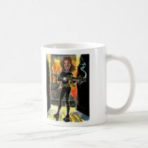 Special Agent Kathrin Night by Bernie Shuman mugs