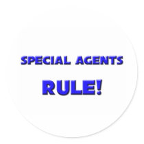 Special Agents Rule! stickers