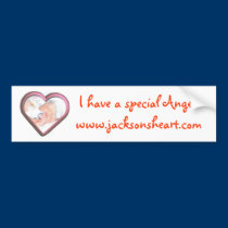 Special Angel bumper stickers