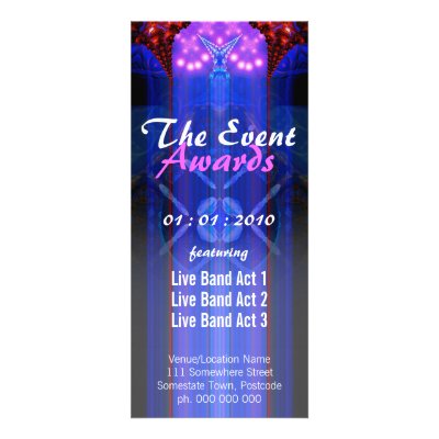 Special Awards Flyer Rack Card Template