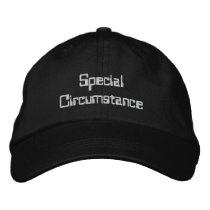 Special Circumstance Hat embroidered hats by furubaleach Special Circumstance Hat embroidered hats