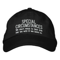 Special Circumstances Hat embroidered hats