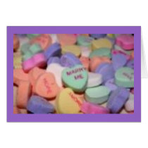 Special Conversation Hearts cards