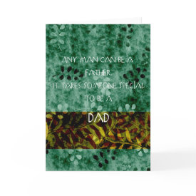 Special Dad Card - Let your Dad know how special he is!