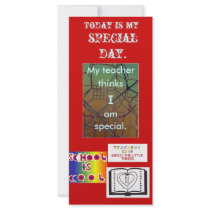 Special Day bookmarks BMSPD Custom Rack Card