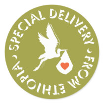 Special Delivery From Ethiopia - Stickers by AdoptTees Special Delivery From Ethiopia - Stickers