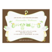 Special Delivery {green} Invitations