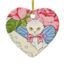 Special delivery kitty fairy ornaments