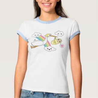 Special Delivery - Stork & Baby shirt