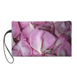 Special Design Hand Bag With Pink Rose Leaves bagettes bags
