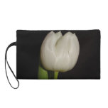 Special Design Hand Bag With White Tulip Flower bagettes bags