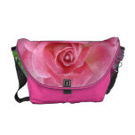 Special Design Messenger Bag With Pink Rose Flower messenger bags