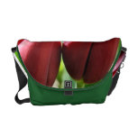 Special Design Messenger Bag With Two Red Tulips messenger bags