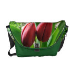 Special Design Messenger Bag With Two Red Tulips messenger bags
