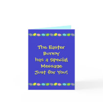 Special Easter Message Greeting Cards