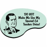 Special Ed Teacher Voice Photo Cut Outs