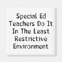 Special Ed Teachers Fridge Magnets