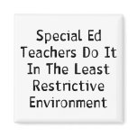 Special Ed Teachers Fridge Magnets