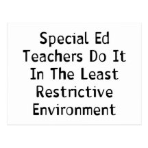 Special Ed Teachers Postcard