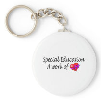 Special Education,A Work Of Love Keychain
