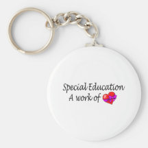 Special Education,A Work Of Love Keychain