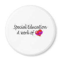 Special Education,A Work Of Love Fridge Magnet