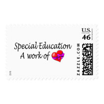 Special Education A Work Of Love postage
