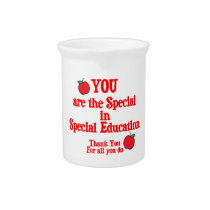 Special Education Appreciation pitchers