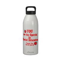 Special Education Appreciation water bottles