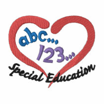 Special Education embroidered shirts