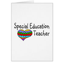Special Education Teacher Cards
