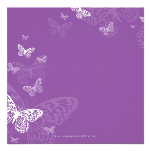 SPECIAL EVENT INVITES :: butterflies 3SQ