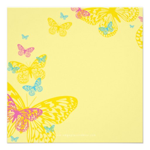 SPECIAL EVENT INVITES :: butterflies 6SQ