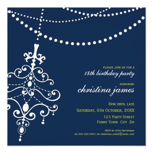 SPECIAL EVENT INVITES :: chandelier + lights 6SQ