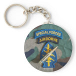 special forces green berets group iraq Keychain