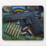 special forces green berets veterans Mousepad