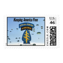 special forces group green berets postal stamp