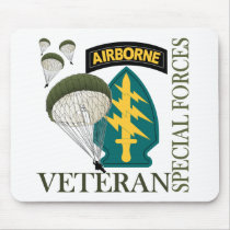 Special Forces Veteran - Airborne Mousepads