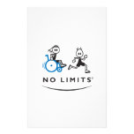 Special Girl with Runner Stationery Design