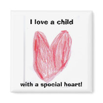 Special Heart Magnet