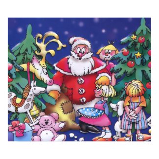 Special Kids Christmas Canvas print