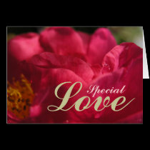Special Love Flower Card by webgrrl Special Love Flower Card