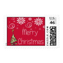 Special Merry Christmas Postage Stamp