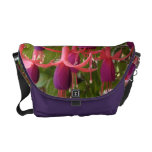 Special Messenger Bag With Fuchsia Hybrid Flower messenger bags